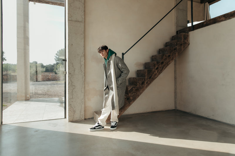 George Raglan Dogtooth Coat
