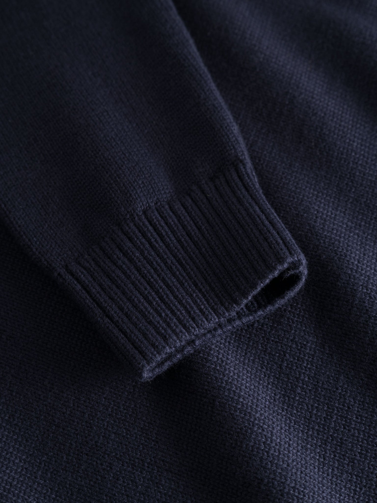 Plain knitted crew neck - GOTS/Vegan