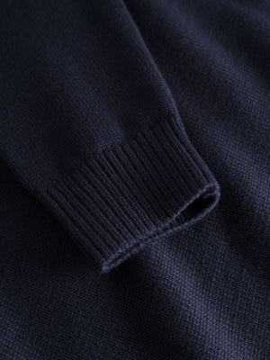 Plain knitted crew neck - GOTS/Vegan