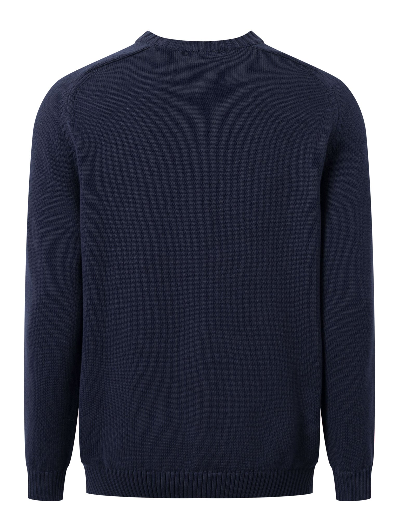 Plain knitted crew neck - GOTS/Vegan