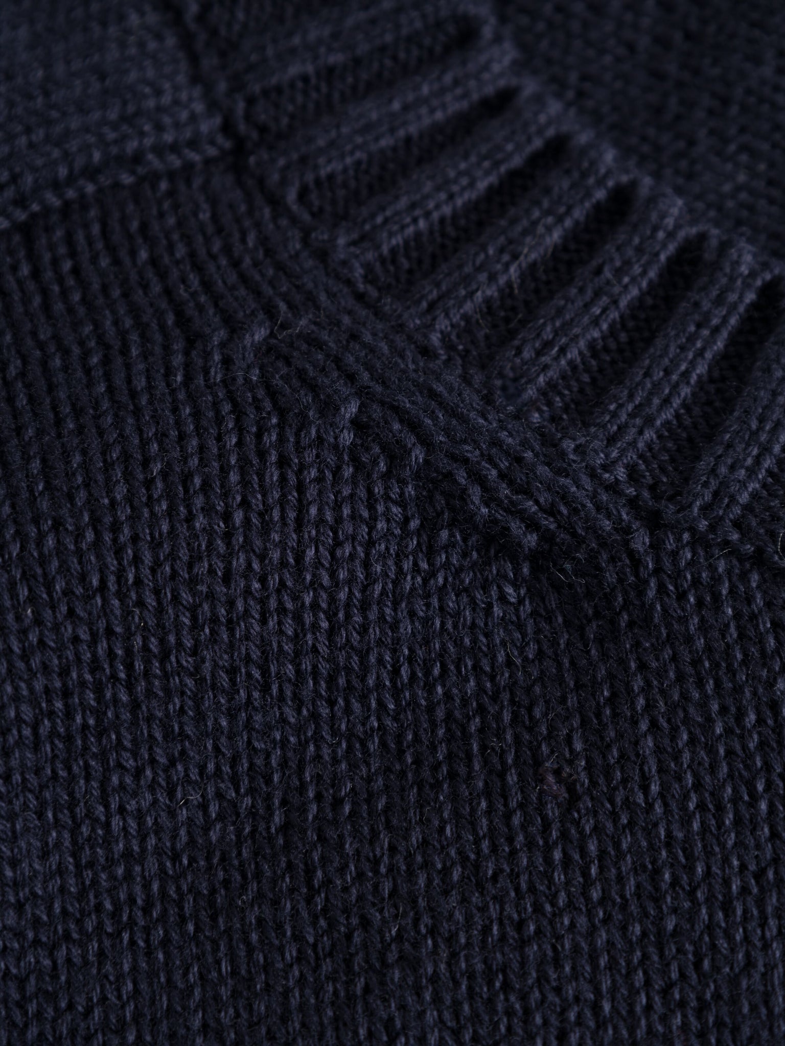 Plain knitted crew neck - GOTS/Vegan