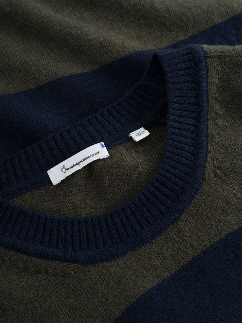 Stripes O-neck knit - RWS