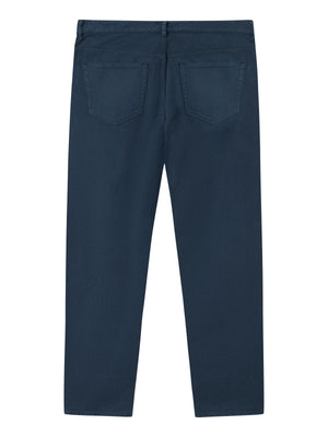 TIM tapered fit twill 5-pocket pants - GOTS/VegaN