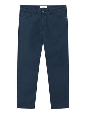 TIM tapered fit twill 5-pocket pants - GOTS/VegaN