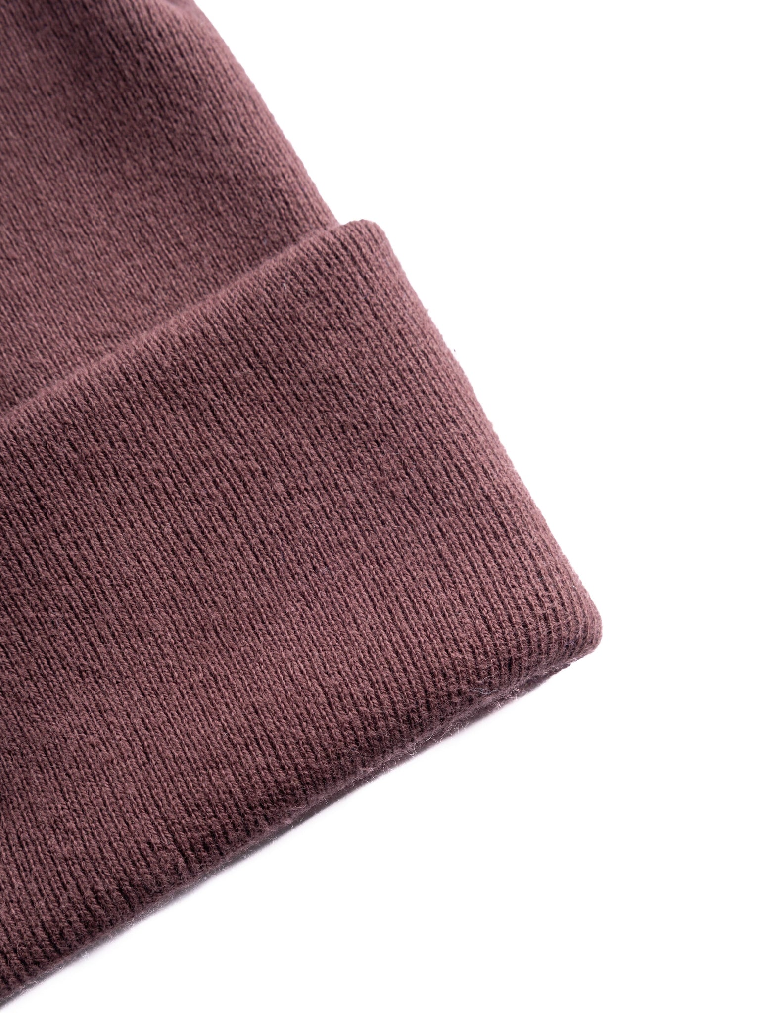 Knitted rib beanie - GOTS/Vegan