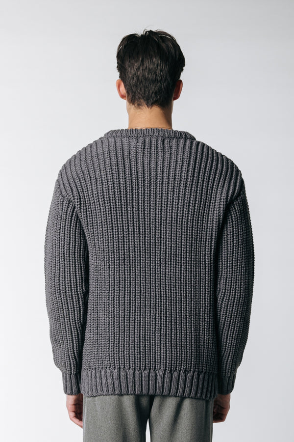 Dean Garment Dye Rib Knit Sweater