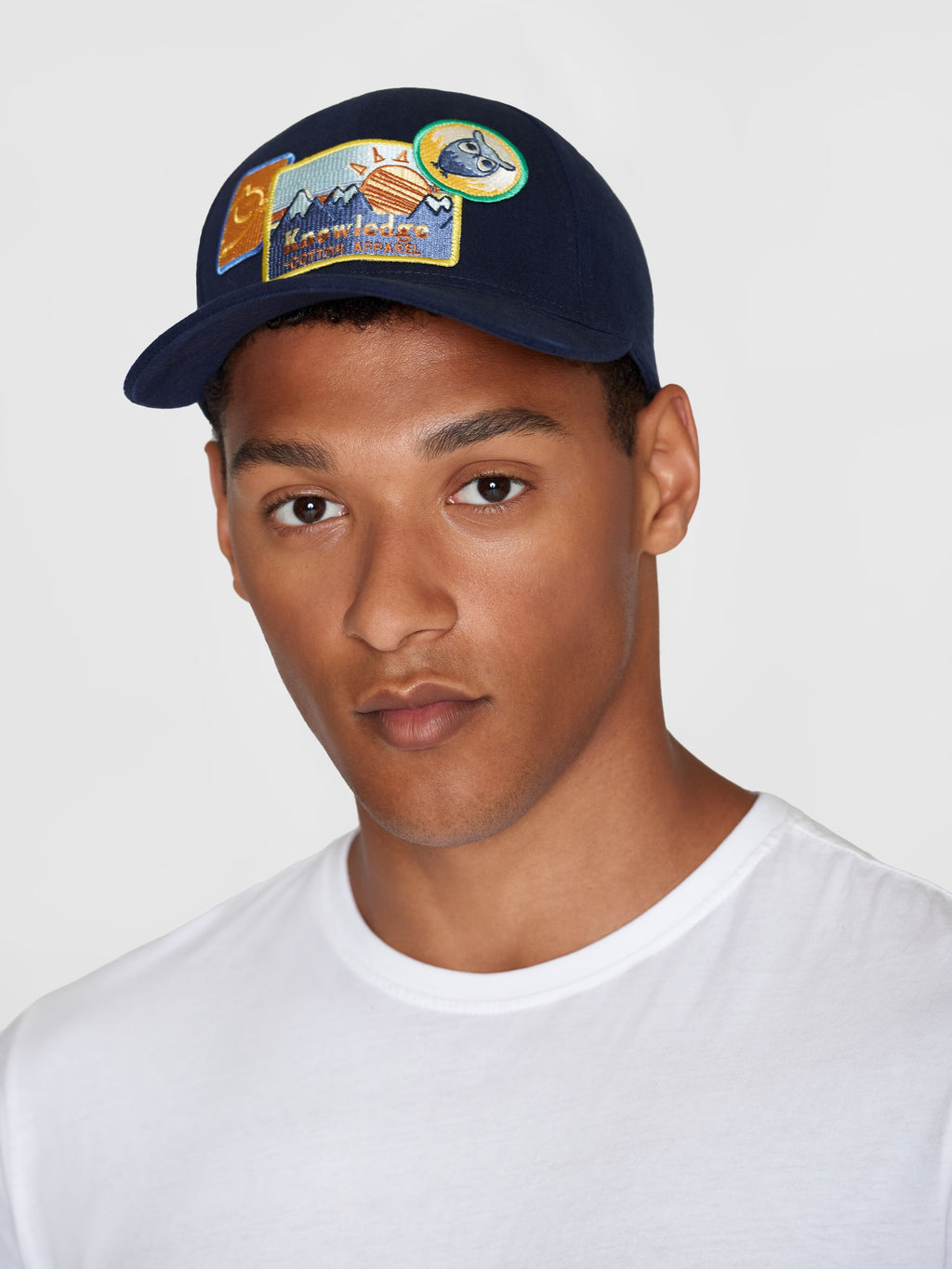 Twill baseball badges cap - GOTS/Vegan