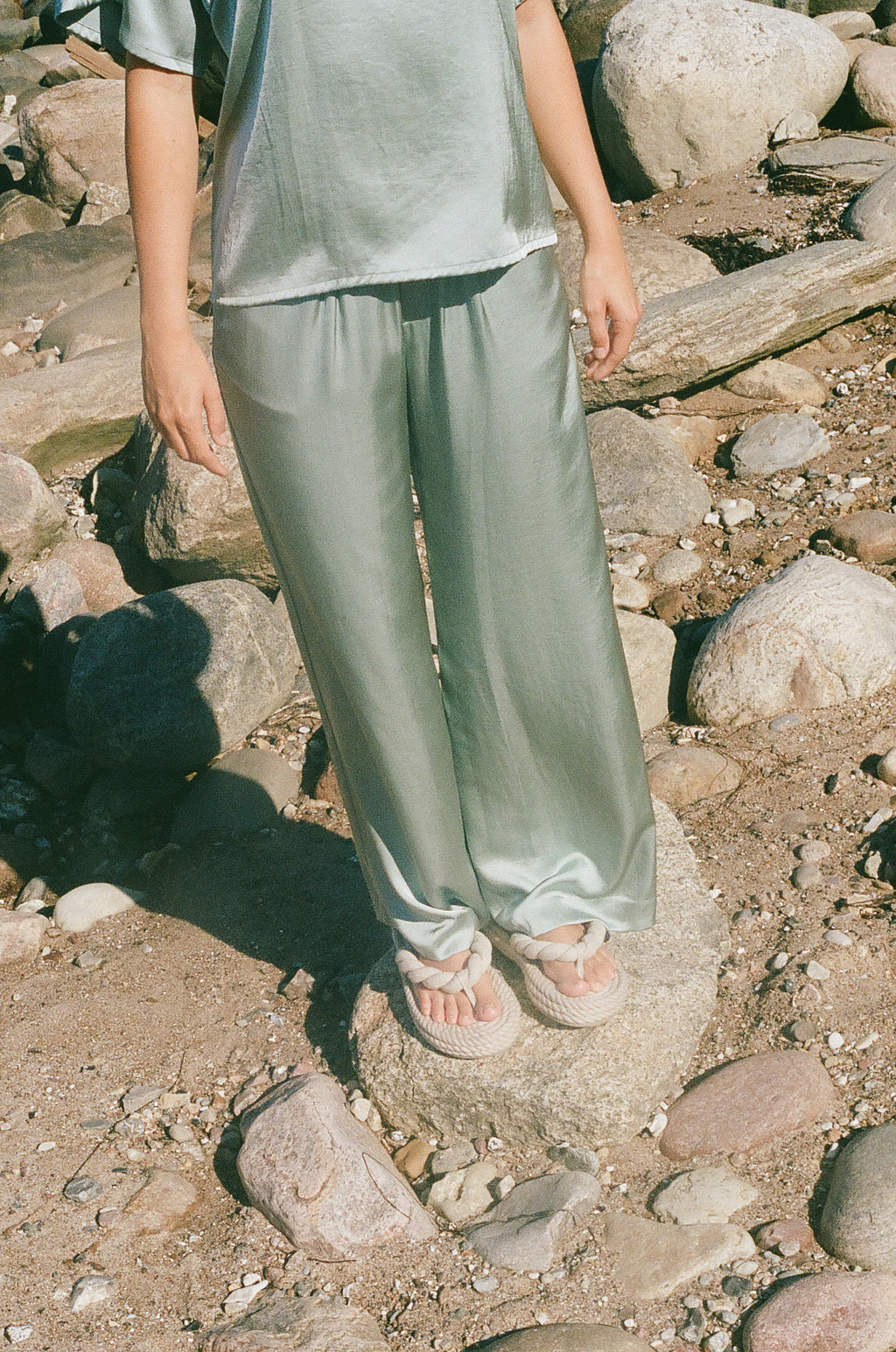 Asaka-M Pants - Mint Green