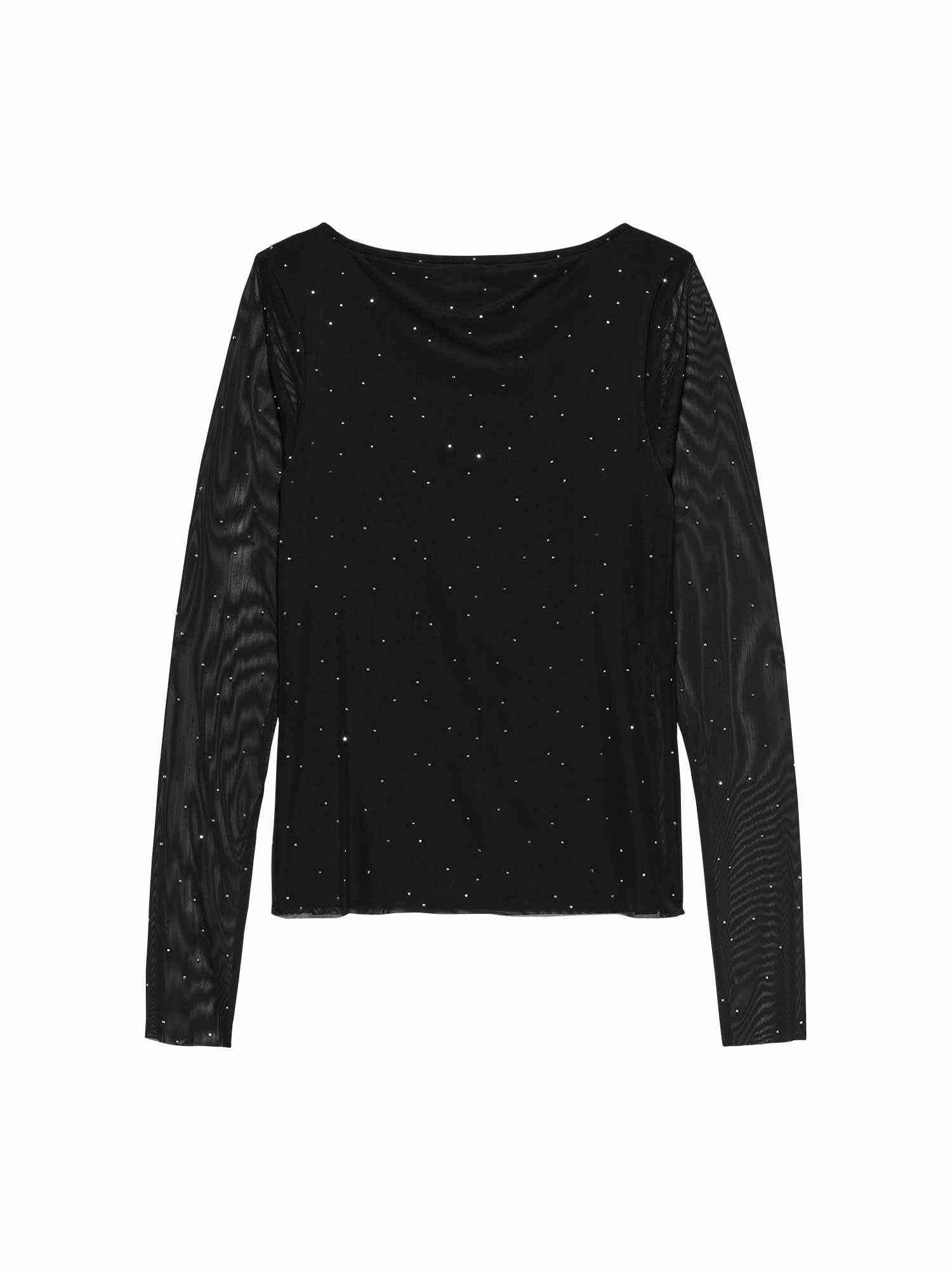 Mesh strass long sleeve