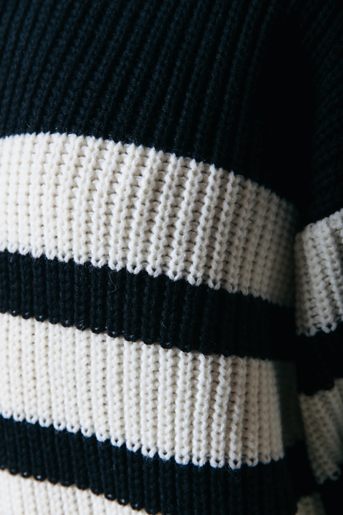 Alba Stripe Loose Fit Knitwear Sweater