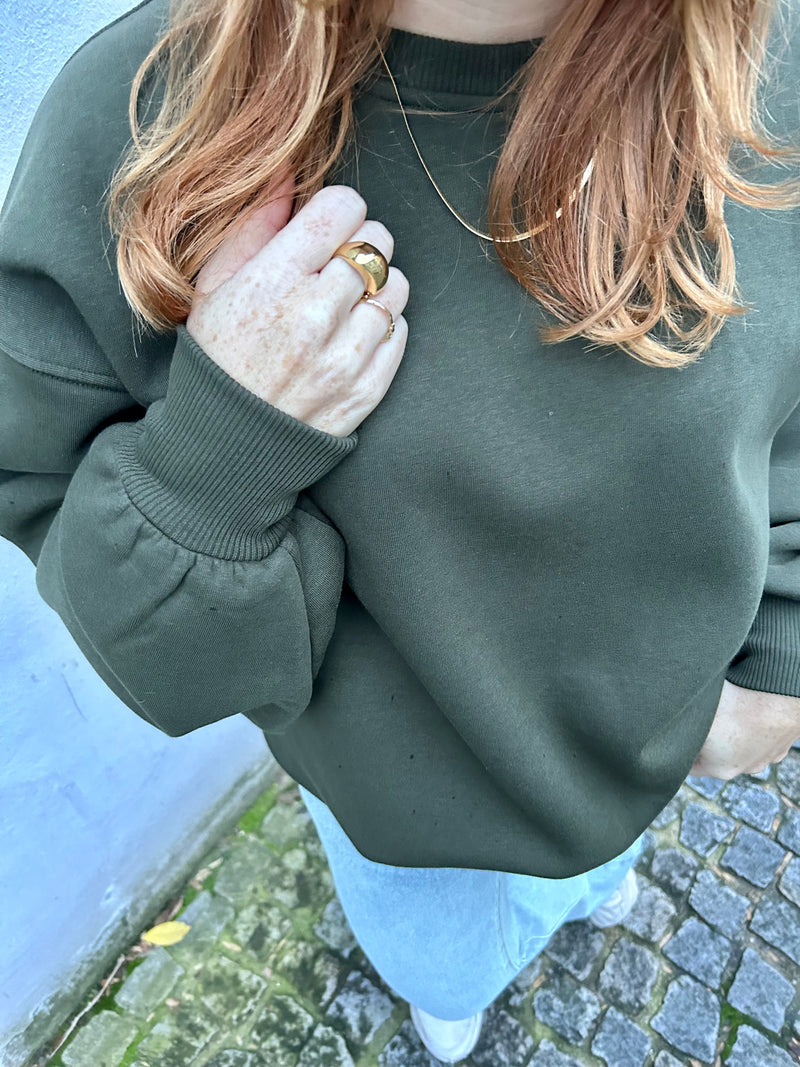 PACE gerecyclede statement ring verguld