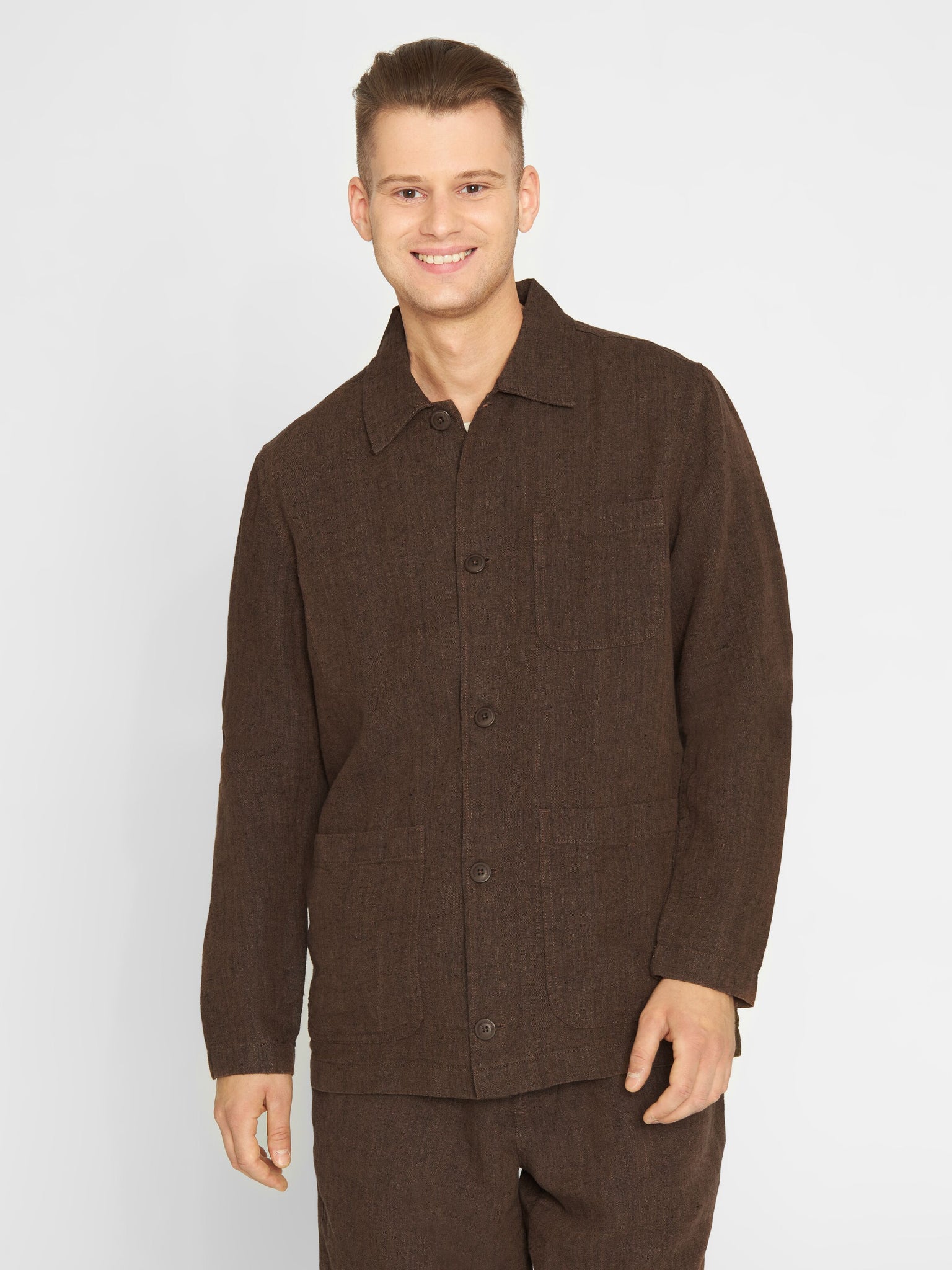 Linen overshirt - GOTS/Vegan