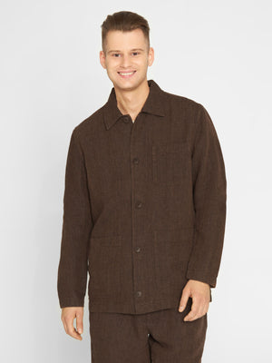 Linen overshirt - GOTS/Vegan