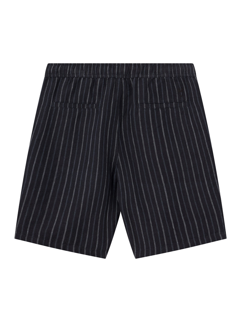 Loose striped shorts - GOTS/Vegan