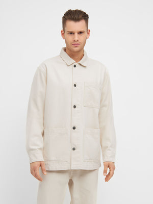 Heavy twill overshirt - GOTS/Vegan