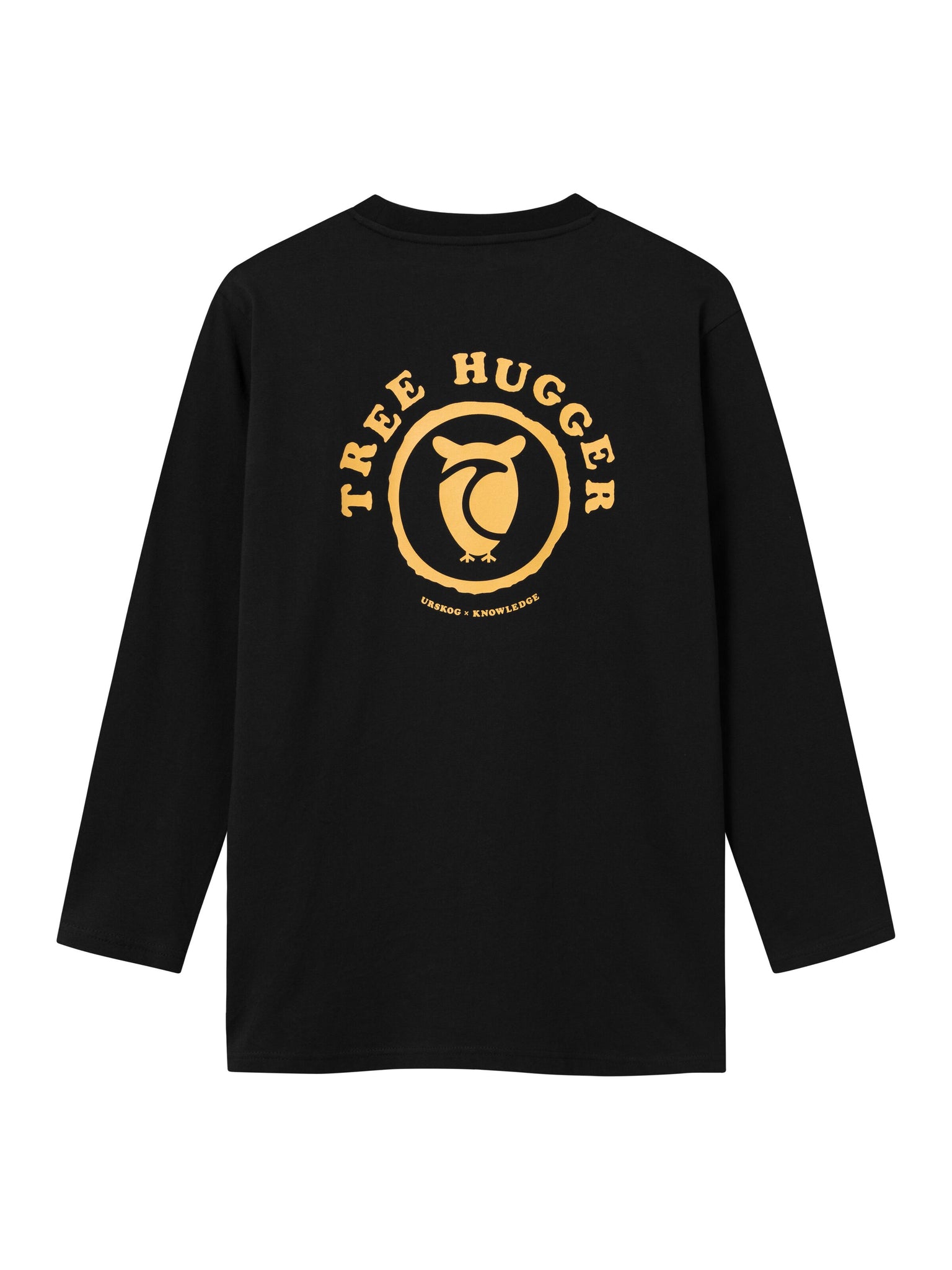 Long sleeve heavy single with Urskog front and back print - GOTS/Vegan