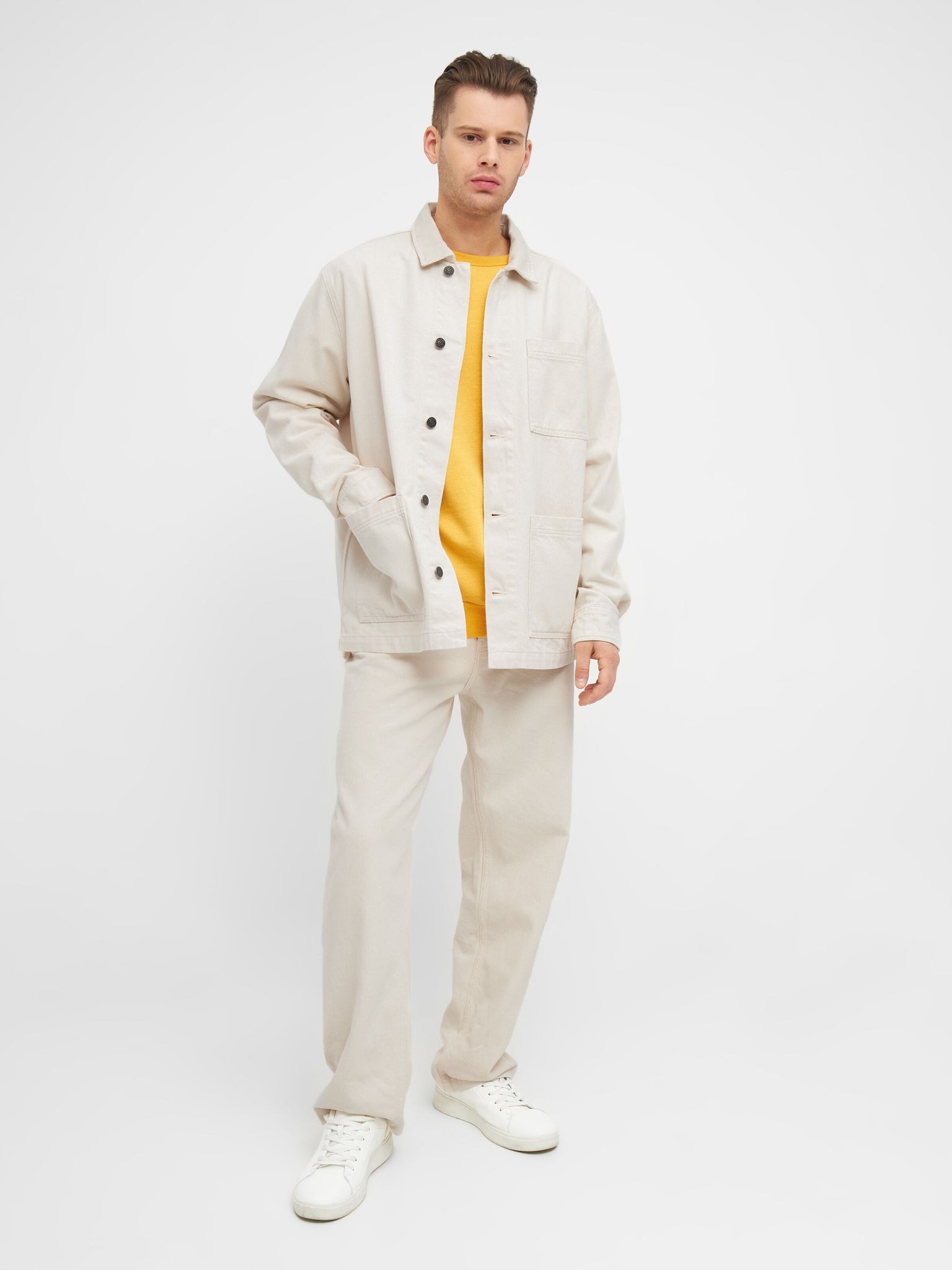 Heavy twill overshirt - GOTS/Vegan