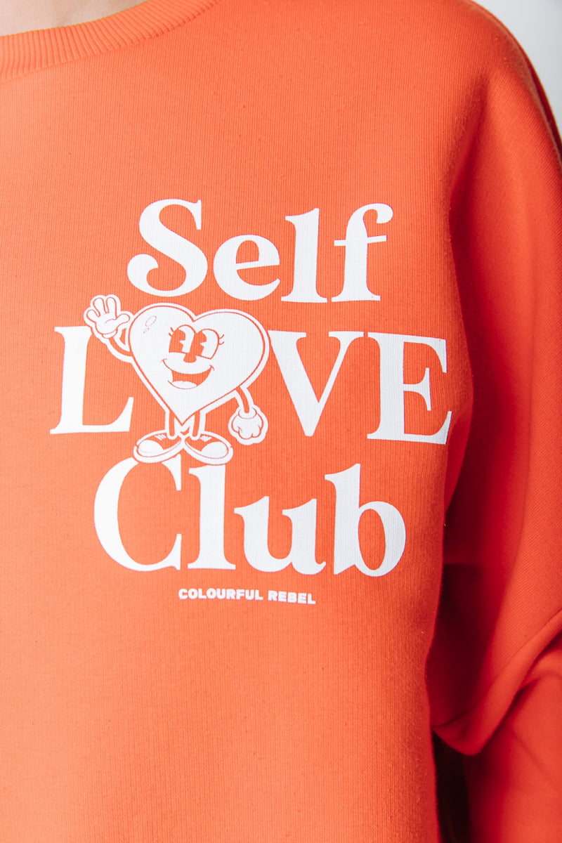 Self Love Club Dropped Shoulder Sweat