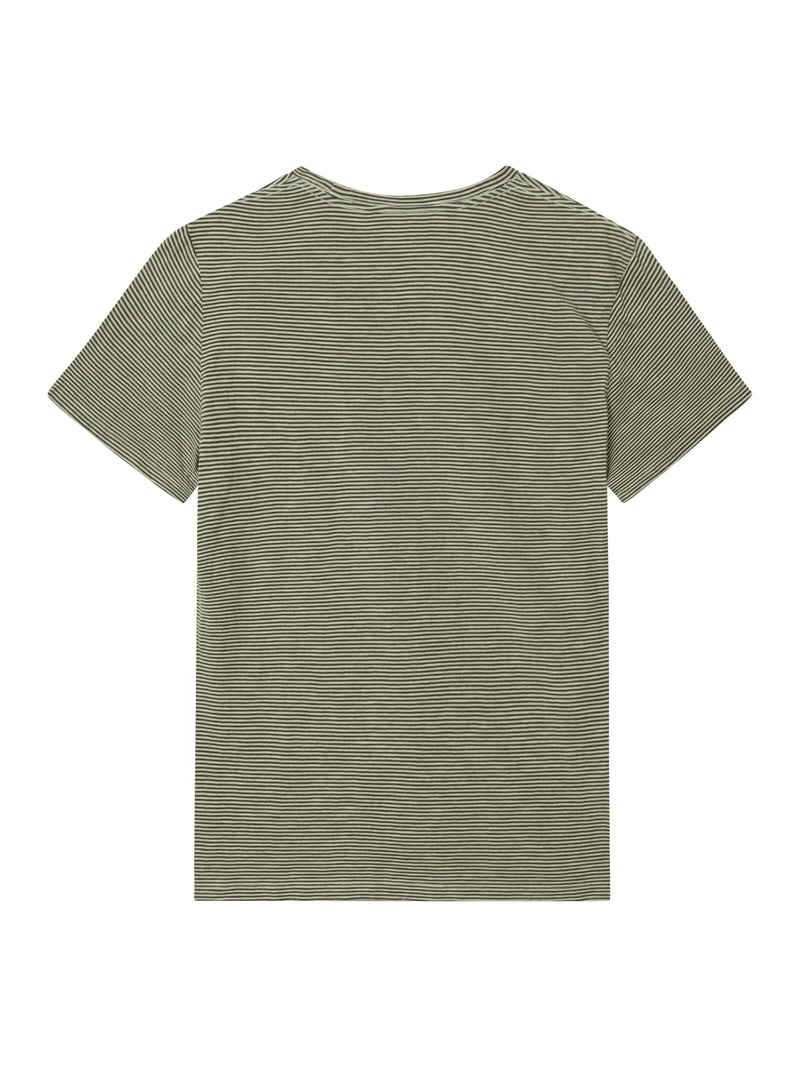 Narrow striped slub t-shirt - GOTS/Vegan