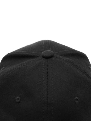 Twill baseball cap with siliconebadge - GOTS/Vegan