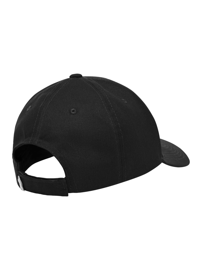 Twill baseball cap with siliconebadge - GOTS/Vegan